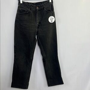 Women’s Black Jeans orange tab levi crop jeans